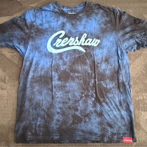 The Marathon Clothing Crenshaw Black and Blue T-shirt in 4XL